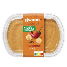 g'woon hummus naturel of pikant